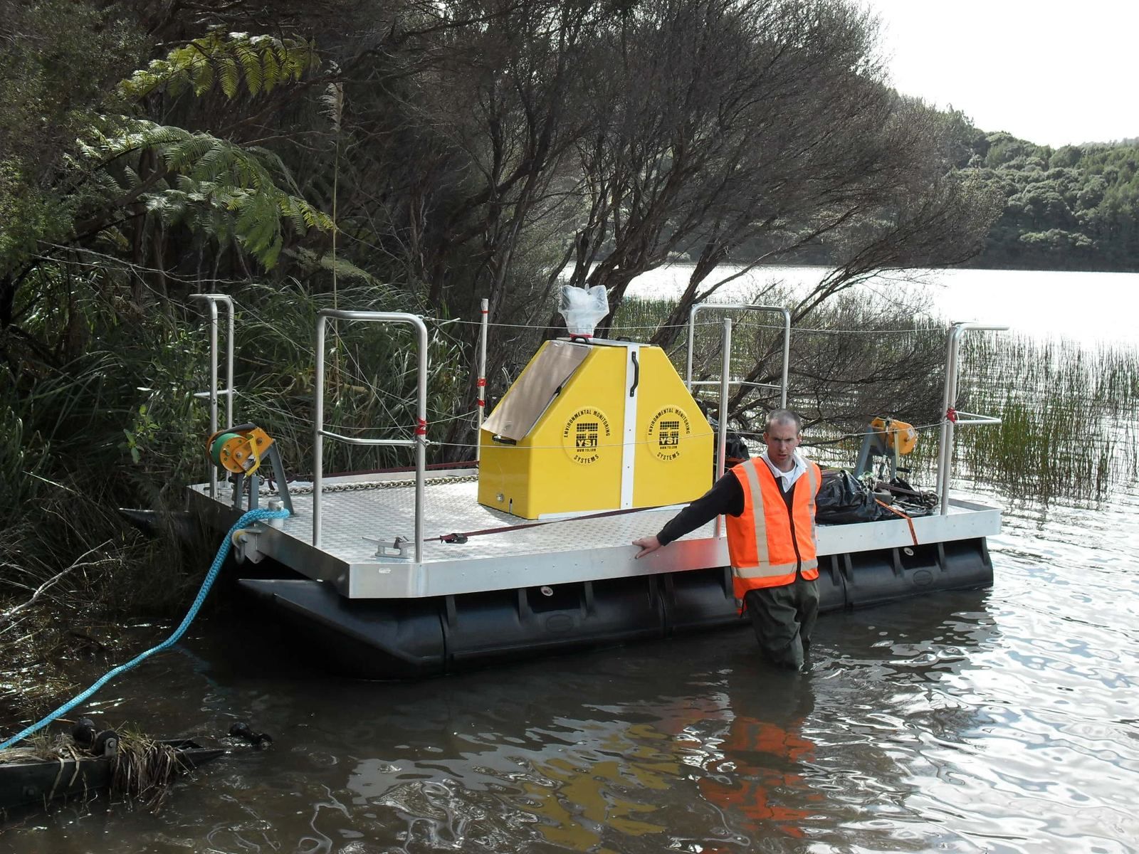 Monitoring platform with instrument housing