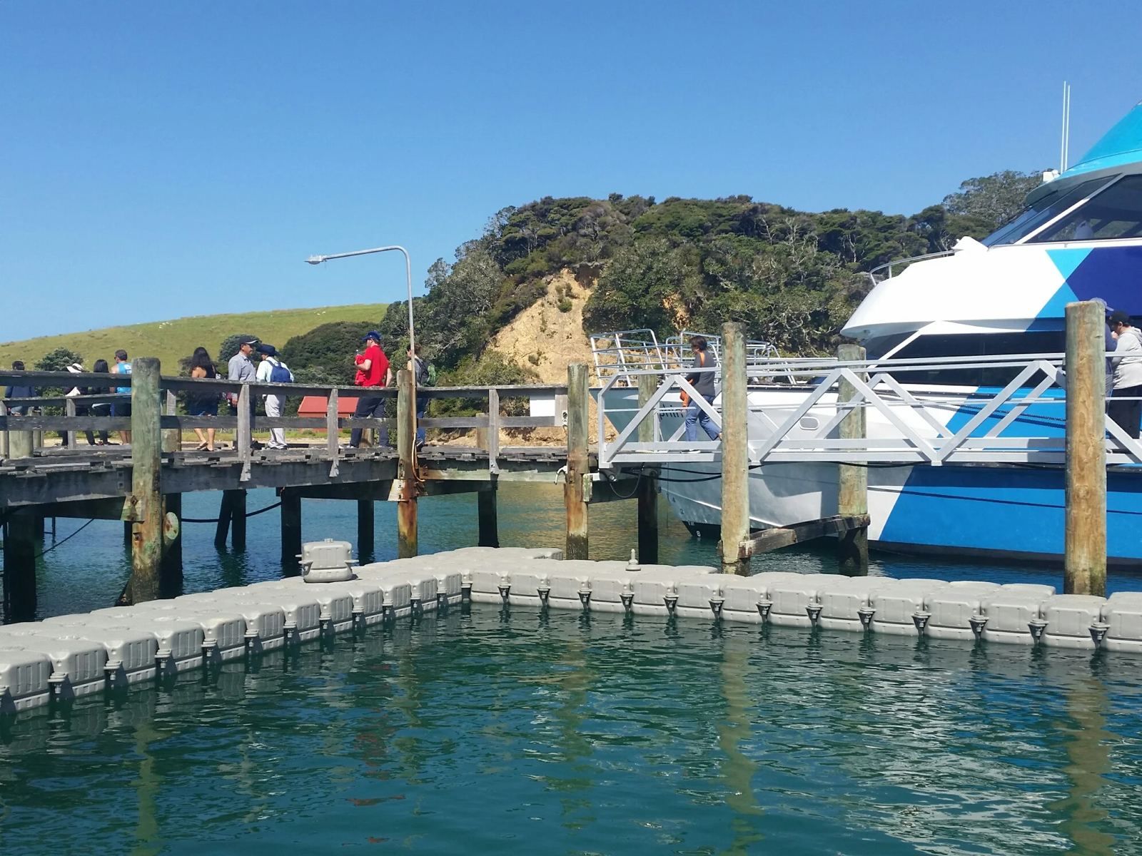 Float Pod jetty and marina berths in the Bay of Islands