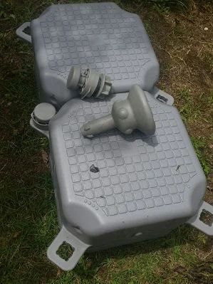 Grey Dockpro Float Pod cube with connecting pins